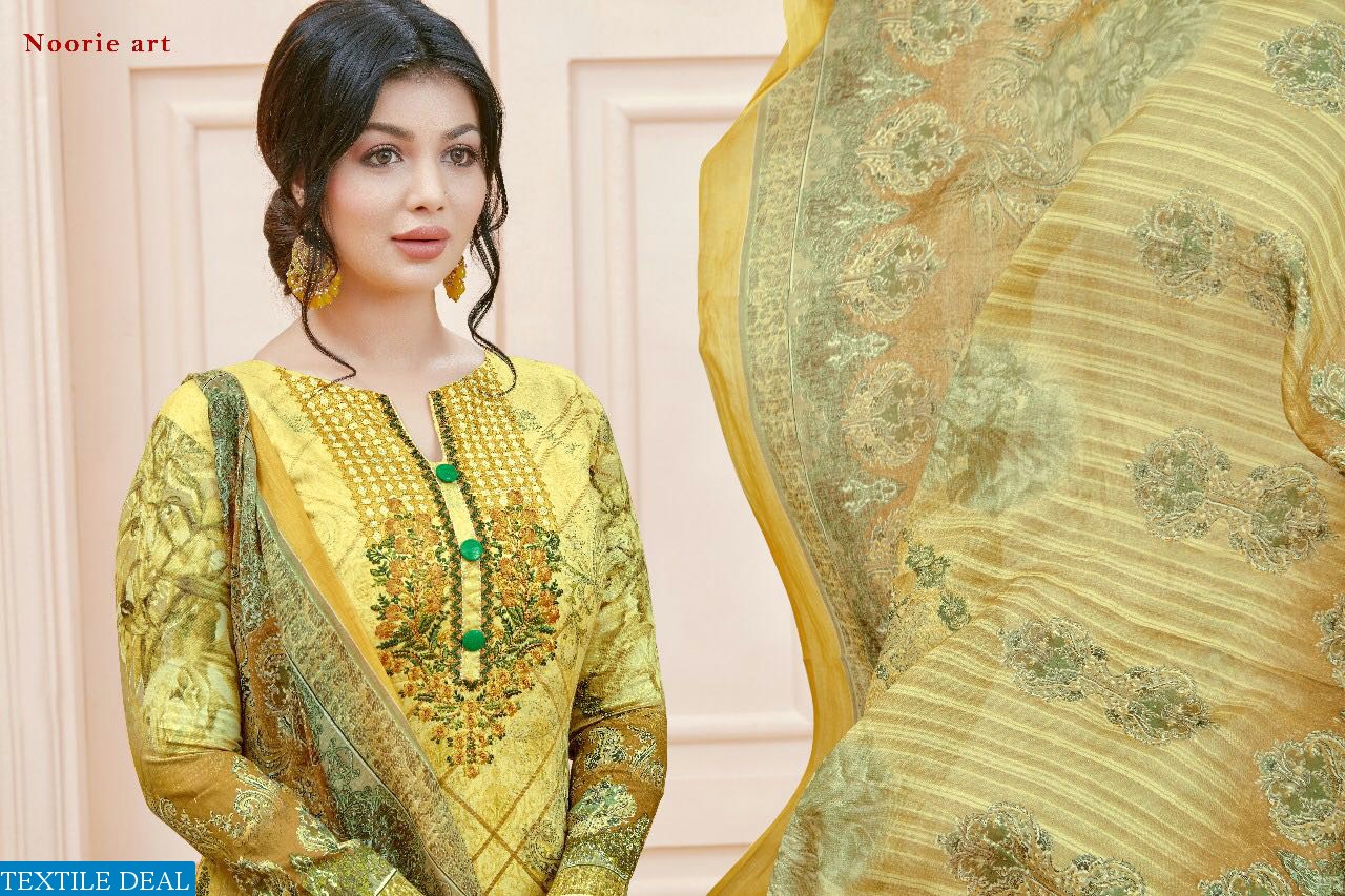 noorie art maheera Wholesale Casual Dress material